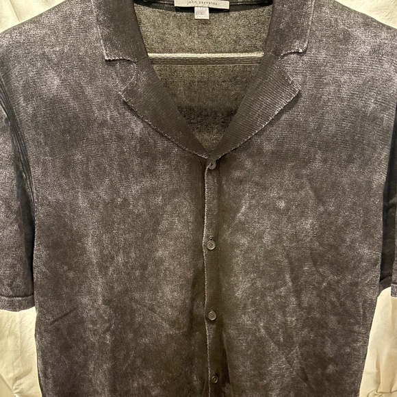 John Varvatos Mens Carter Shirt - Size L - Picture 2 of 6